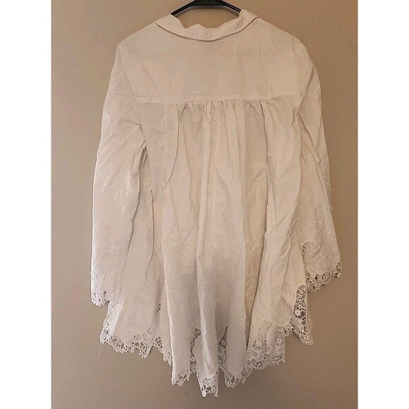 Roaman's Women's Plus Size Poplin Embroidered Swing Tunic 18W - Picture 5 of 9